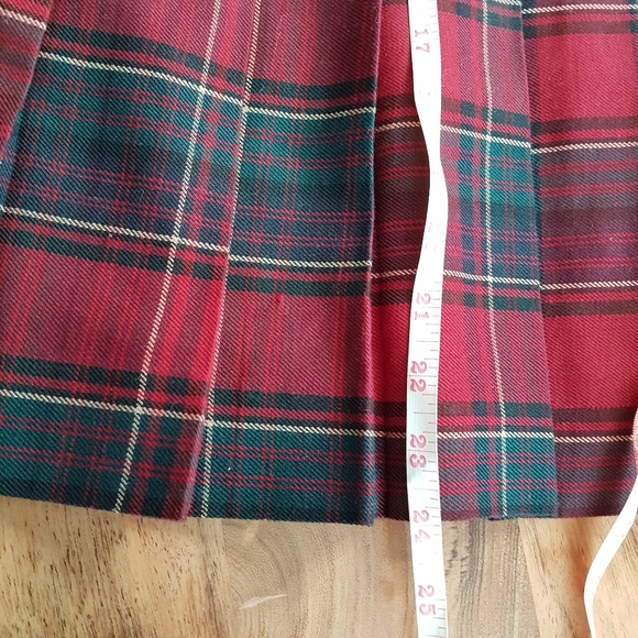 🌏 Braemar Petites • Jeremy Scott • Vintage Pleated Plaid Kilt • Sz 10 - Picture 8 of 9